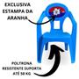 Imagem de Kit Mesinha Aranha 2 Cadeiras Infantil Educativa Resistente