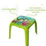 Imagem de Kit Mesinha com 1 Cadeira Plastico Verde Infantil Dinossauro suporta 25Kg