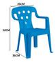 Imagem de Kit Mesinha E 2 Cadeiras Poltrona Infantil Plástica Colorida