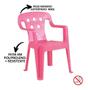 Imagem de Kit Mesinha E 2 Cadeiras Poltrona Infantil Plástica Colorida