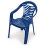 Imagem de Kit Mesinha Infantil Com Porta Objetos e 2 Cadeiras - Azul