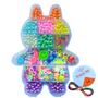 Imagem de Kit Miçangas Infantil Maleta Pulseiras 1850 Pçs + Silicone