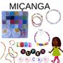 Imagem de Kit Miçangas Infantil Monta Colares E Pulseiras Colorida