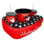 Imagem de Kit Mickey Mouse Almofada Suede + Balde Pipoca + 2 Copos Oficial Disney - Zona Criativa