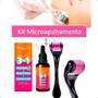 Imagem de Kit Micro-agulha Dermaroller Serum regenerador Pele Max love