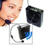 Imagem de Kit Microfone Professor Radio Megafone Amplificador Voz FM Usb KB-150