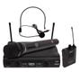 Imagem de Kit Microfone sem Fio Duplo Mão e Headset TK U211 UHF com Suporte B18A e Espuma Onyx