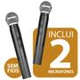 Imagem de Kit Microfone Sem Fio Semi Profissional Karaoke Eventos Original