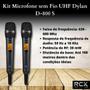 Imagem de Kit Microfone Sem Fio Uhf Dylan D-800 S