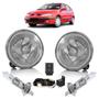 Imagem de Kit Milha Completo Megane 2000 A 2006 + Lâmpadas H3