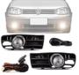 Imagem de Kit Milha Golf 99 00 01 02 03 04 05 06 Grade Com Aro Cromado