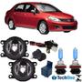 Imagem de KIT Milha Nissan Tiida 2008 2009 2010 2011 2012 2013 Branca