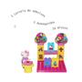 Imagem de Kit Minha Mesinha e PlaySet Hello Kitty Blocos com Cadeirinha