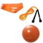 Imagem de Kit Mini Band Leve + Corda de Pular + Bola Overball  Liveup Sports 