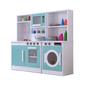 Imagem de Kit Mini Cozinha de Brinquedo Fogão e Maquina de lavar MDF
