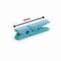 Imagem de Kit Mini Pregador Azul Claro 25mm Madeira Com 100uni - Lextac