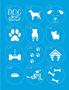 Imagem de Kit Mini Stencil Cães Dog Com 14 Peças 4,5cm STMI-009 Litoarte