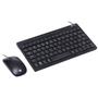 Imagem de KIT MINI TECLADO CHOCOLATE E MOUSE CORP FLAT/1200DPI (com Fio) + MOCHILA KROSS ELEGANCE CINZA