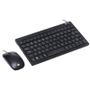 Imagem de Kit Mini Teclado e Mouse Usb Corp Flat - Teclas Chocolate - Mouse 1200dpi Cabo 1.8m Preto - Vinik - Dc120