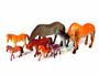 Imagem de Kit Miniatura Brinquedo Animais Série Cavalos Selvagens
