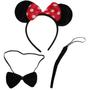Imagem de Kit Minnie com Tiara Gravata e Rabo