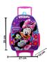 Imagem de Kit Minnie Mouse Mochilete + Lancheira + Estojo 35x27x13cm