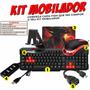 Imagem de Kit Mobilador Gamer Para Jogar Com Teclado e Mouse Freefire