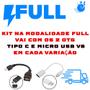 Imagem de Kit Mobilador Para Celular Gamer Com Tripé Mouse Teclado Led Completo Para Ff/Pubg