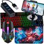 Imagem de Kit Mobilador Para Celular Gamer Com Tripé Mouse Teclado Led