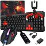 Imagem de Kit Mobilador Teclado Shey Mouse Ley Mouse Pad HUB OTG Tripé