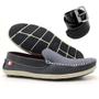 Imagem de Kit Mocassim e Cinto Yoyo Store Liso com Elastico e Sola Borracha