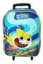 Imagem de Kit Mochila Baby Shark Rodinhas Infantil Escolar Estojo Gran