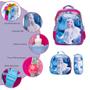 Imagem de Kit Mochila Bolsa Escolar Feminina Frozen Desenho