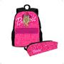 Imagem de Kit Mochila Bolsa Escolar Infantil Criança + Estojo Personalizado Desenho Jogo Filme Série