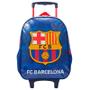 Imagem de Kit mochila carrinho infantil 16", lancheira térmica e estojo escolar Barcelona X