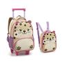 Imagem de Kit Mochila Carrinho + Lancheira Infantil Zoop Animais Seanite - Ref MR41320