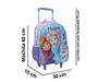 Imagem de Kit Mochila Com Carrinho e Rodas com Lancheira e Estojo Frozen