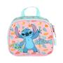 Imagem de Kit Mochila Com Carrinho Estojo E Lancheira Stitch Rosa