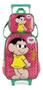 Imagem de Kit Mochila Com Carrinho Lancheira E Estojo Magali