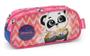 Imagem de Kit Mochila Com Carrinho Lancheira E Estojo Panda - Rosa
