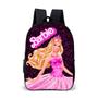 Imagem de Kit Mochila com Estojo Escolar Feminina da Barbie Para Meninas Mundo Rosa 