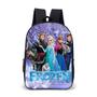 Imagem de Kit Mochila com Estojo Escolar Infantil Frozen Menina Elsa e Ana 