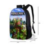 Imagem de Kit Mochila com Estojo Escolar Infantil Game Minecrafit  Menino e Menina