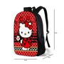 Imagem de Kit Mochila com Estojo Escolar Infantil Menina Hello Kitty 