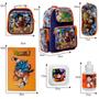 Imagem de Kit Mochila com Lancheira Infantil Menino Dragon Ball