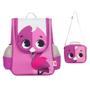 Imagem de Kit Mochila Com Lancheira Tiny Love Infantil Safari Flamingo