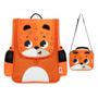 Imagem de Kit Mochila Com Lancheira Tiny Love Infantil Safari Jaguar