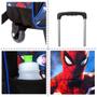 Imagem de Kit Mochila com Roda Infantil Escolar Homem Aranha Marvel