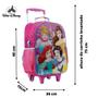 Imagem de Kit Mochila Com Rodas Lancheira +estojo 16 Princesas Disney