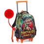 Imagem de Kit Mochila Com Rodas Lancheira Estojo Escolar Dinossauro